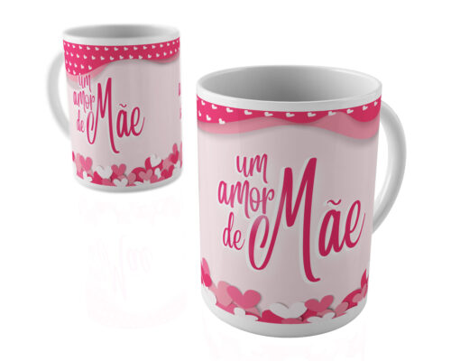 Caneca um amor de mãe - loja 2u