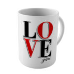 Caneca Love You to you presentes